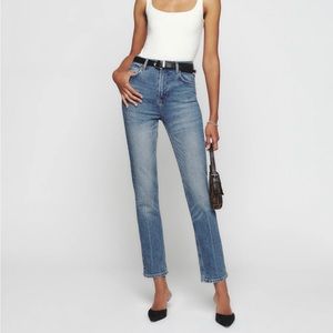 Reformation High Rise Liza Jean in Color Malta